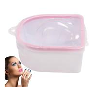 BOOCCHE NOACH OF - Ciotola di manicure | di ammollo per unghie | Strumenti di rimozione polacca | Abbattimento a doppio strato Off Off Collar Remover Dish | Estratore di polvere di immersi
