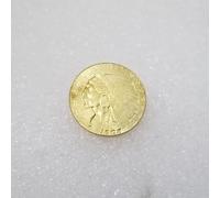 BoodLo Antico Artigianato Moneta d'oro statunitense 1908 Moneta commemorativa Straniera da $ 2,5 Dollaro d'Argento #4393