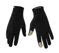 BOODUN Guanti Sportivi Leggeri Guanti da Corsa Guanti da Corsa Slim con Funzione Touchscreen - Guanti Neri - S/M