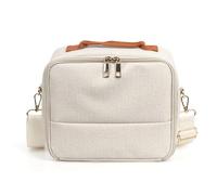 BooeDareno Borsa a tracolla imbottita per fotocamera digitale CP910/1200/1300, borsa a tracolla con antifurto, Albicocca, Taglia unica