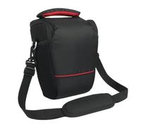 BooeDareno Borsa morbida impermeabile per fotocamera DSLR in nylon per fotocamera reflex digitale, Nero , Taglia unica