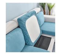 BooeDareno Fodera per seduta divano, protezione per mobili, per animali domestici e bambini, elasticizzato, lavabile, rimovibile, colore azzurro cielo, taglia normale 1