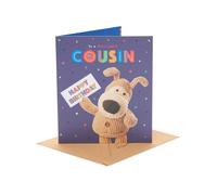Boofle Biglietto di compleanno per cugino, design carino