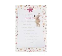 Boofle Biglietto di compleanno per lei/amiche, design carino