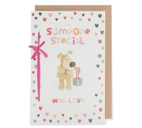 Boofle Biglietto di compleanno per lei/amiche, design carino
