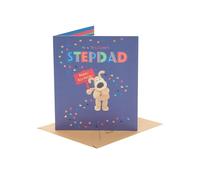 Boofle Biglietto di compleanno per patrigno, design carino
