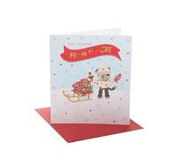 Boofle Biglietto di Natale dal gatto, design carino