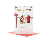 Boofle Biglietto di Natale per entrambi, design carino