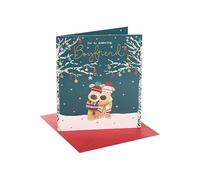 Boofle Biglietto di Natale per fidanzato, design carino