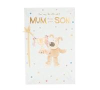 Boofle Biglietto per la festa della mamma da figlio, design carino