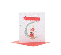 Boofle Love You Mummy To The Moon & Back Biglietto di auguri di Natale carino