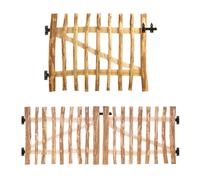 BooGardi Gartentor In Legno Bausatz Cancello Pedonale Marrone Latten
