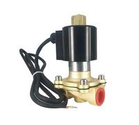 BOOGHIGC Elettrovalvola for Acqua normalmente Aperta, Impermeabile e Resistente all'umidità, AC220V DC24V IP68, DN15-DN50, valvole subacquee for fontane.(G-220v-120 Celsius)
