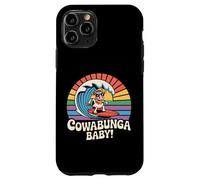 Boogie Till the Cows Come Home Retro Disco Mucca Divertente Custodia per iPhone 11 Pro