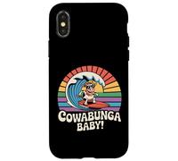 Boogie Till the Cows Come Home Retro Disco Mucca Divertente Custodia per iPhone X/XS