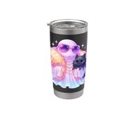 BOOjee Ghost Glam and Black Cat Halloween Ragazze Donne BOO Bicchiere termico in acciaio inox doppia parete