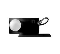 book-2 ap2 Applique Led con luce lettura e presa USB nero [EEK: A]