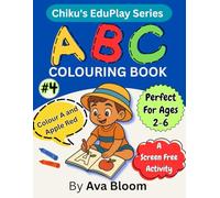 Book 4 of Kids ABC Coloring Book, ABC Coloring Books for Kids Ages 2-6: Simple and Big Drawings for Little Kids