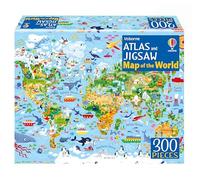 Sam Smith Atlas and Jigsaw Map of the World (Tascabile) Usborne Book and Jigsaw