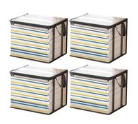 Book Bins - Thick Moving Bag | Clear Clothes Box Storage Organizer