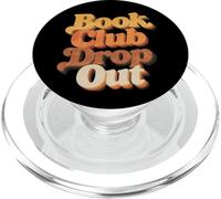 Book Club Drop Out Bookish Retro anni '70 divertente amante del libro PopSockets PopGrip per MagSafe