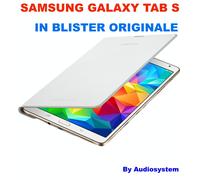 BOOK COVER ORIGINALE SAMSUNG GALAXY TAB S 8.4 T705 SMART CASE DT700BWE BIANCO