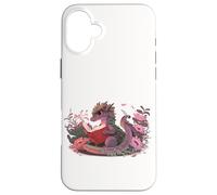 Book Dragon Bookworm Bookish Dragon Reading Books & Dragons Custodia per iPhone 16 Plus