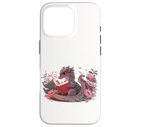 Book Dragon Bookworm Bookish Dragon Reading Books & Dragons Custodia per iPhone 16 Pro