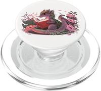 Book Dragon Bookworm Bookish Dragon Reading Books & Dragons PopSockets PopGrip per MagSafe
