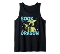 Book Dragon Club Book Lover Fantasy Reader Reading Bookish Canotta