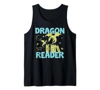 Book Dragon Club Book Lover Fantasy Reader Reading Bookish Canotta