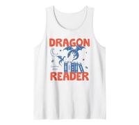 Book Dragon Club Book Lover Fantasy Reader Reading Bookish Canotta
