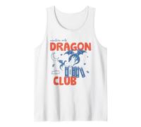 Book Dragon Club Book Lover Fantasy Reader Reading Bookish Canotta