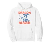 Book Dragon Club Book Lover Fantasy Reader Reading Bookish Felpa con Cappuccio