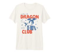 Book Dragon Club Book Lover Fantasy Reader Reading Bookish Maglietta Premium