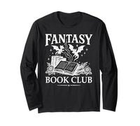 Book Dragon Fantasy Era Reader Book Club Bookish Book Lover Maglia a Manica