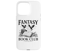 Book Dragon Fantasy Era Reader Book Club Bookish Books Lover Custodia per iPhone 15 Pro Max