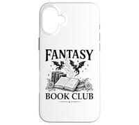 Book Dragon Fantasy Era Reader Book Club Bookish Books Lover Custodia per iPhone 16 Plus