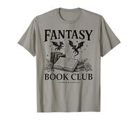 Book Dragon Fantasy Era Reader Book Club Bookish Books Lover Maglietta