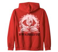 Book Dragon in My Fantasy Era Romantasy Bookish Books Lovers Felpa con Cappuccio