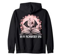 Book Dragon in My Fantasy Era Romantasy Books Lovers Bookish Felpa con Cappuccio