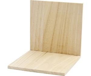 Book End, size 15x15x15 cm, Empress Tree, 1pc