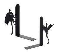 Book Ends, Gothic Book Holders, 6.5-Inch High- Build with Sturdy Seal, Precision Iron Hardware, Library Tool with Modern Style, Desktop Stand for Home Office and Bedroom