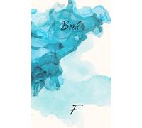 BOOK „F“ - „AM MEER“: personalisiert, Name „F“, Tagebuch, Notizen, Logbuch, Skizzenbuch, To-Do-Liste, Notizblock, Journal, Reisebericht, Meer, Ozean, ... ab 10 Jahre, skizzieren, malen, schreiben