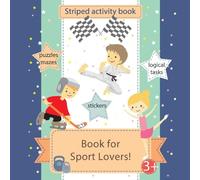 Book for Sport Lovers: Striped activity book