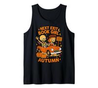 Book Girl Autunno Stagione Autunno Lettore Bookworm Canotta