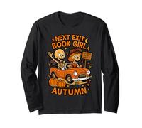 Book Girl Autunno Stagione Autunno Lettore Bookworm Maglia a Manica