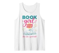 Book Girl Summer Beach Reads Bookish Reader Book Lover Canotta