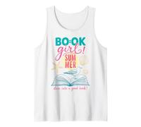 Book Girl Summer Beach Reads Bookish Reader Book Lover Canotta