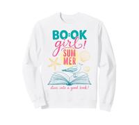 Book Girl Summer Beach Reads Bookish Reader Book Lover Felpa
